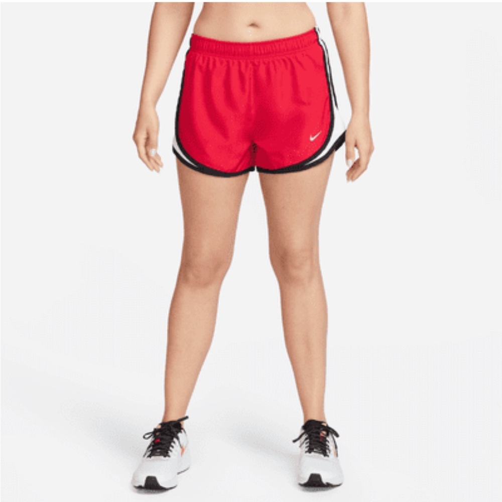 Nike red tempo running shorts, size small